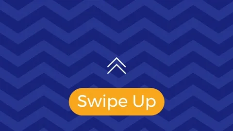 Swipe up instructions animation video Stock Footage 197803110