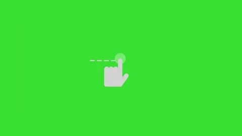 Swipe left right icon, slide drag hand finger touch screen gesture animation 스톡 동영상 329174821