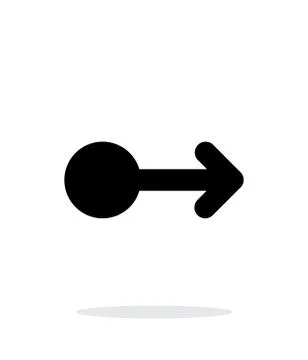 Swipe right gesture abstract icon. Stock-Illustration