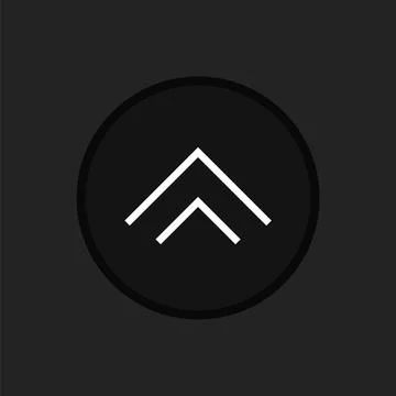 Swipe Up. Small Two Chevron Up Arrows Icon. Minimalistic UI for Social Media. Stock Illustration
