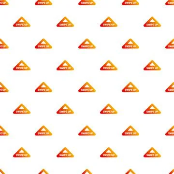 Swipe up social media button seamless pattern Stock Illustration