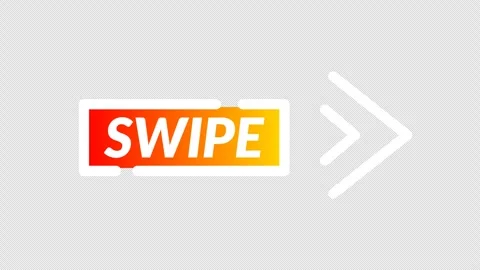 Swipe text Vídeo Stock 335549954