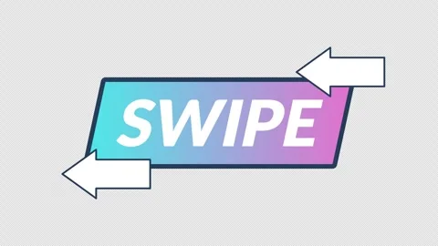 Swipe text Vídeo Stock 335550036