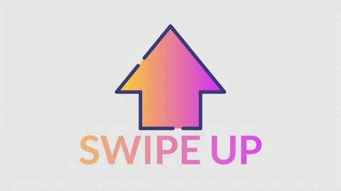 Swipe up text Vídeo Stock 335550048