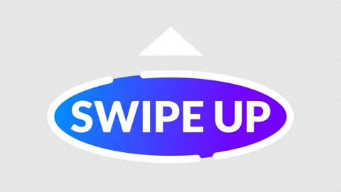 Swipe up text Vídeo Stock 335574066