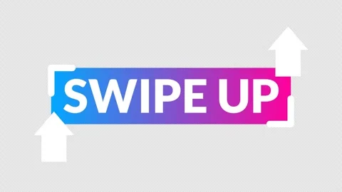 Swipe up text Vídeo Stock 335574069