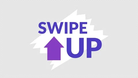 Swipe up text Vídeo Stock 335574076