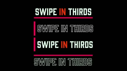 Swipe Thirds Stock After Effects