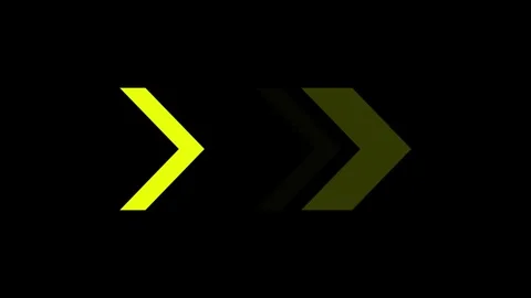 Swiping Arrow Icon in HD Video Neon Animation Vidéo 304555957