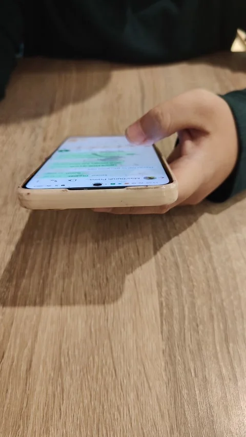 Swiping the screen of a smartphone Stock Footage 288925052