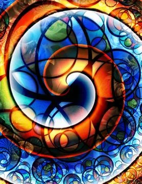 Swirl abstract Illustration