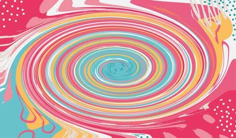 Swirl back Illustrazione stock