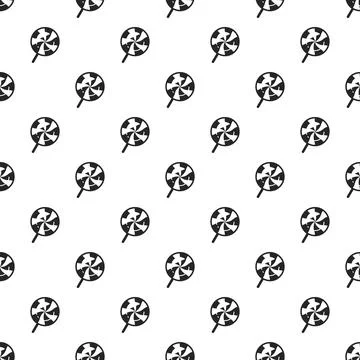Swirl candy lollipop pattern seamless Stock Illustration