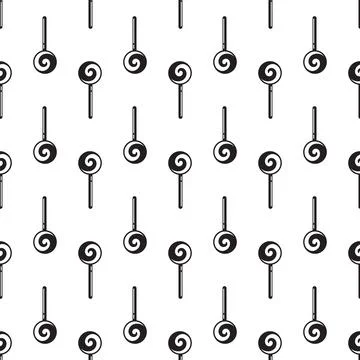 Swirl candy pattern seamless vector Stock Illustration