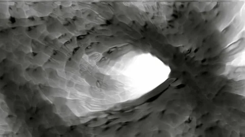Swirl carbon and ash stream,colloid hive hole and limestone caves,boiling blist Video stock 6087634
