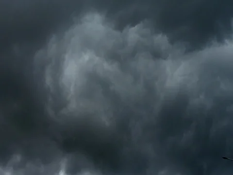 Swirl of a cloud before a storm Stock Footage 78733462