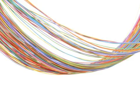 Swirl of computer cable Stock-Fotos