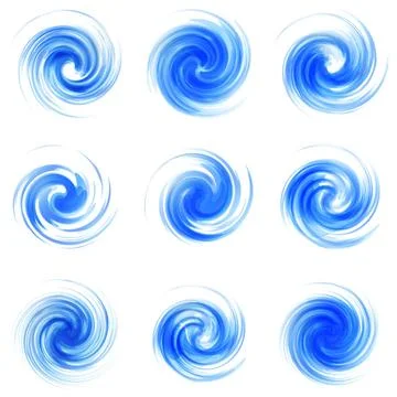 Swirl elements for design. Swirl elements for design. Abstract illustratio... Foto stock