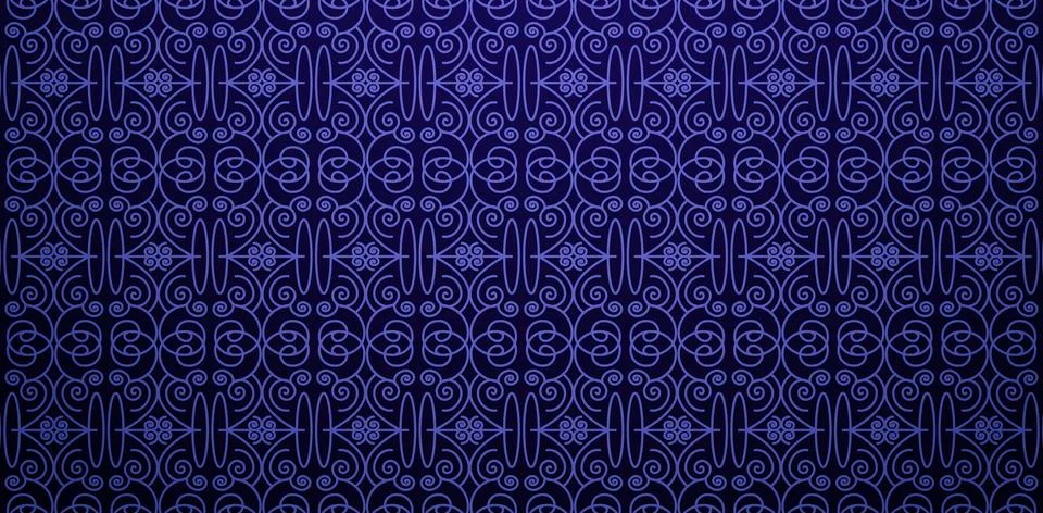 Swirl line dark blue pattern Stock Illustration