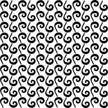 Swirl line decorative seamless pattern Stock Illustration