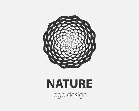 Swirl logo design element. Vector logotype company. Stock Illustration