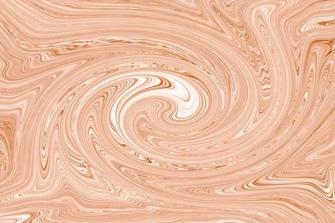 Swirl pattern and textured light brown color abstract liquid background Stock Illustration