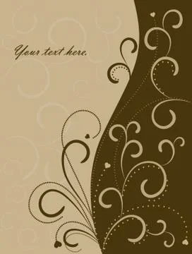 Swirl pattern background. Stock Illustration