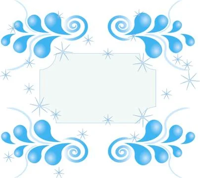 Swirl pattern of stars on white background Stock Illustration