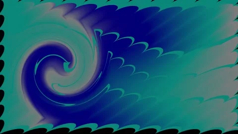 Swirl patterns of blue shades Stock Footage 137297059