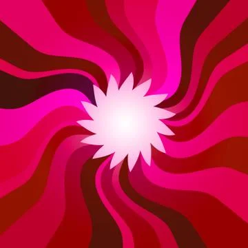 Swirl of red lines Stock Photos