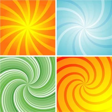 Swirl Retro Background Stock Illustration
