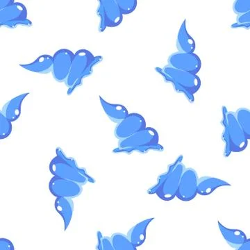 Swirl Sea Shell Pattern, Vector Illustration Stock Illustration