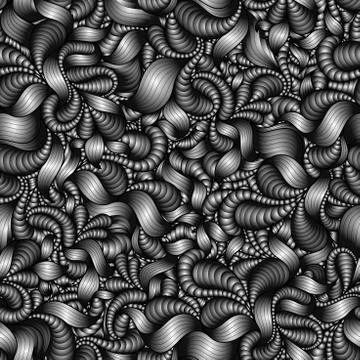 Swirl seamless pattern Stock Illustration