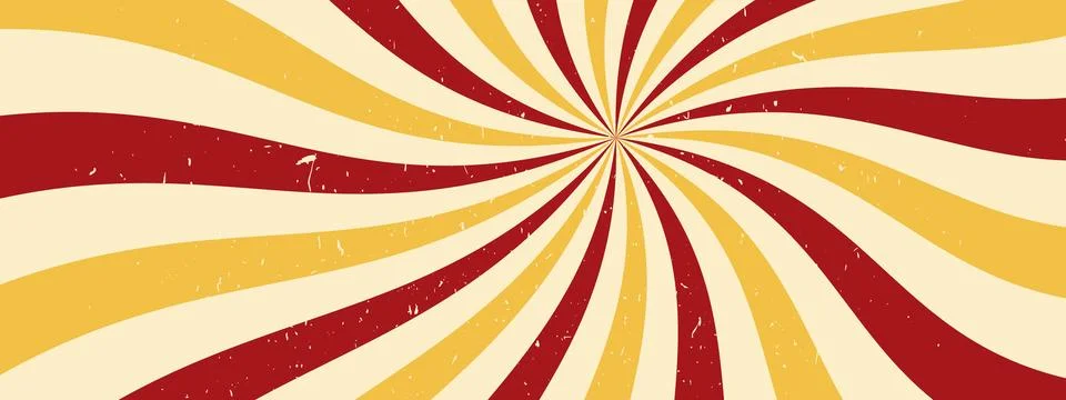 Swirl starburst pattern. Groovy retro spiral background. Vintage wave textu.. Illustrazione stock