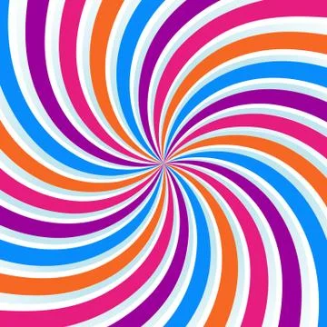 Swirl  sun burst background. Stock Illustration