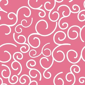 Swirl  vector seamless pattern Stock Illustration
