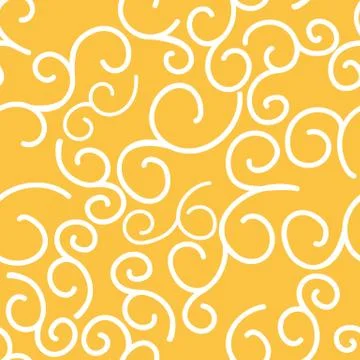 Swirl  vector seamless pattern Stock Illustration
