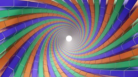 Swirl, vortex background. Rotating 3d spiral イラスト素材