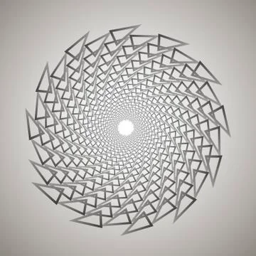 Swirl, vortex background. Rotating spiral. Stock Illustration
