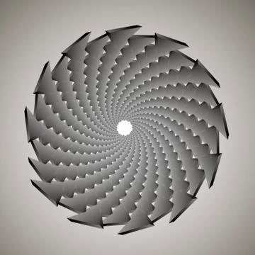 Swirl, vortex background. Rotating spiral. Stock Illustration