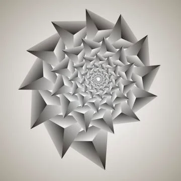 Swirl, vortex background. Rotating vector spiral. Pattern of a whirling of he Ilustração Stock