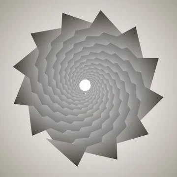 Swirl, vortex background. Rotating vector spiral. Pattern of a whirling of he イラスト素材