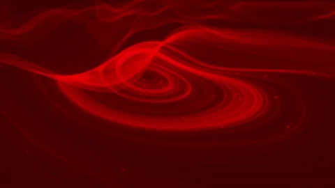 Swirl of wavy lines with particles red Stock Footage 199434059