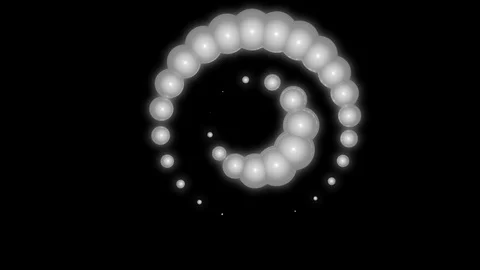 Swirl white worm Stock-Footage 98225539