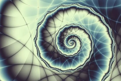 Swirled background pattern - infinity Stock Illustration