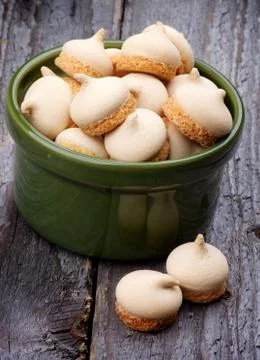 Swirled Meringue Stock Photos