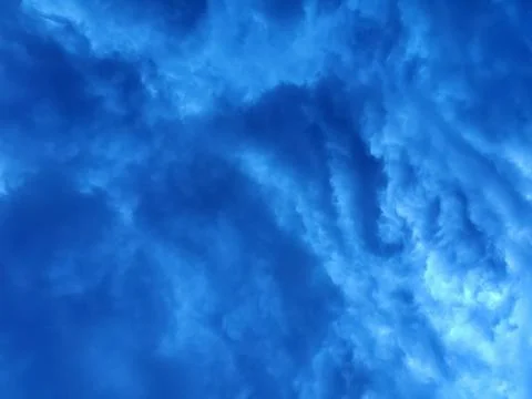 Swirled Storm Clouds Foto stock