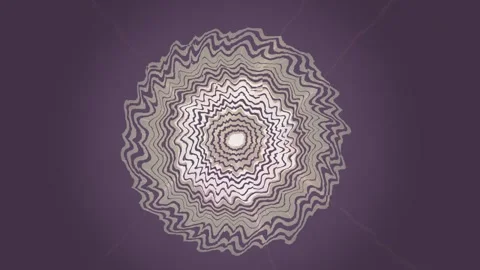 Swirling abstract design with layered patterns in purple tones Stock Footage 337377453