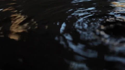 SWIRLING BAPTISMAL FONT WATER PATTERN Stock Footage 338361756