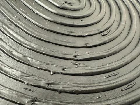 Swirling black abstract texture creates intriguing visual pattern for creat.. Foto stock